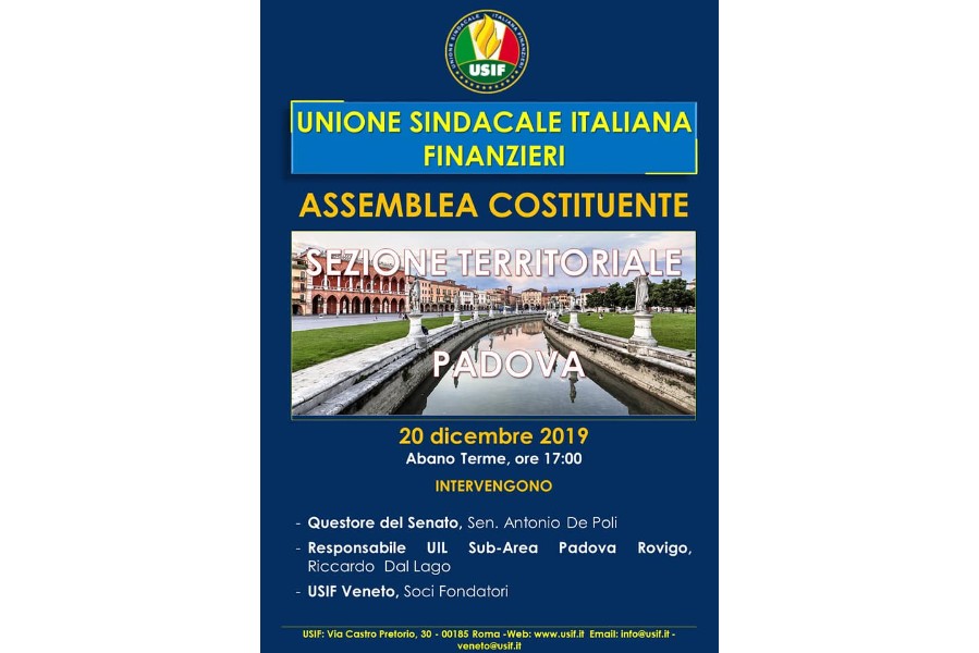 Costituzione Sezione Territoriale di Padova