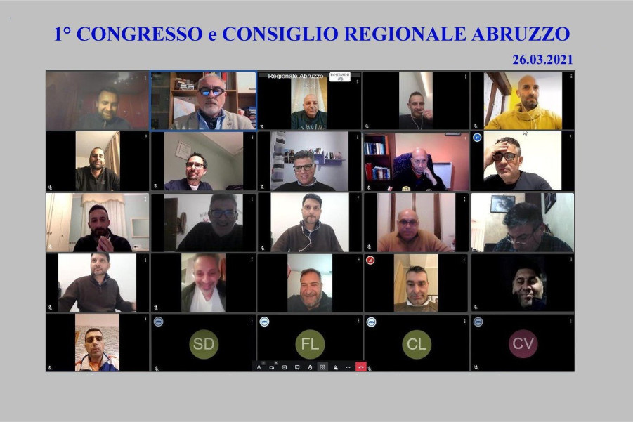 26 marzo 2021: Segreteria Regionale Abruzzo