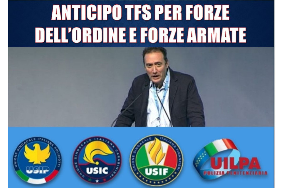 Emendamento anticipo TFS Forze dell'Ordine e Forze Armate