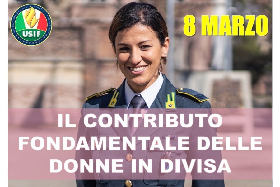 8 MARZO, USIF: CONTRIBUTO DONNE FONDAMENTALE. IMPEGNATI A GARANTIRE PARI DIGNITA'
