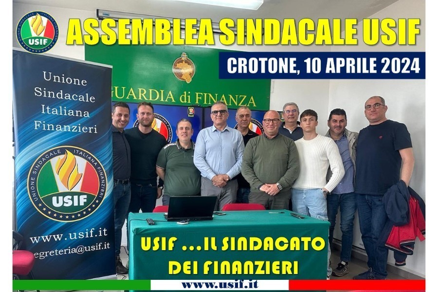 USIF CROTONE: SINDACATO NECESSARIO PER SOSTENERE E TUTELARE I COLLEGHI 