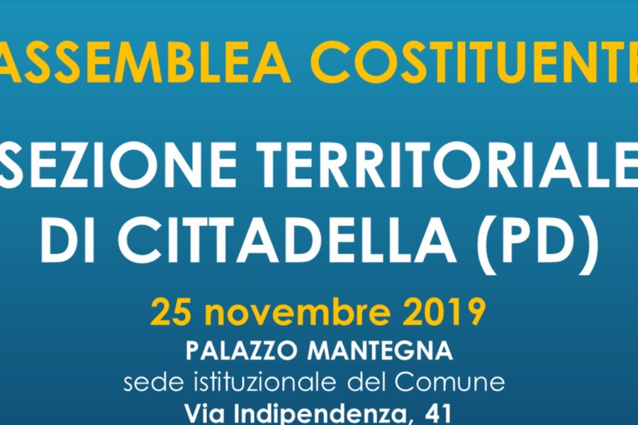 Costituzione Sezione Territoriale di Cittadella