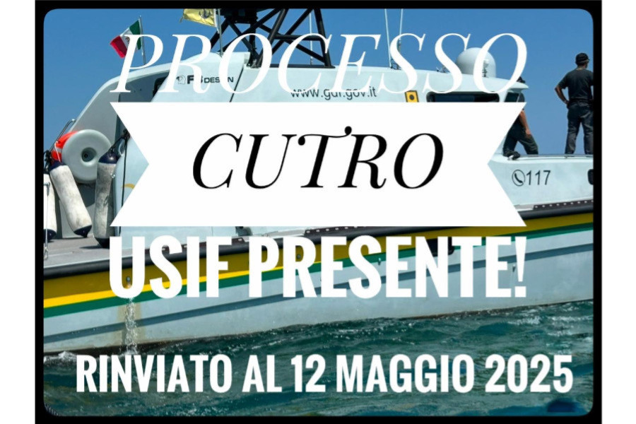 USIF PRESENTE AL PROCESSO CUTRO