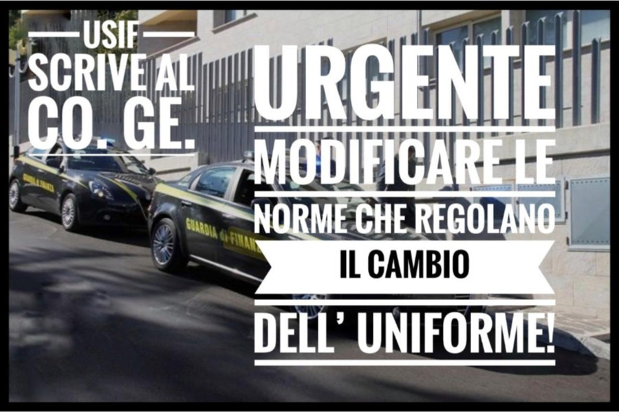 USIF: E' NECESSARIO MODIFICARE LE NORME CHE REGOLANO IL CAMBIO DELL'UNIFORME