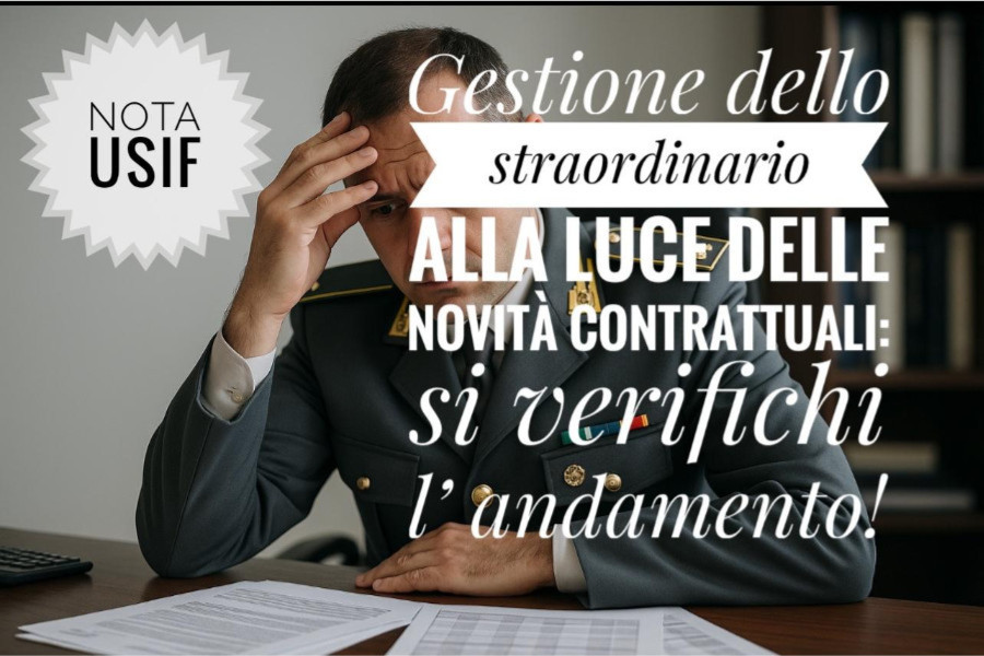 Straordinario – Equiparazione delle Forze di Polizia a Ordinamento Militare a quelle a Ordinamento Civile