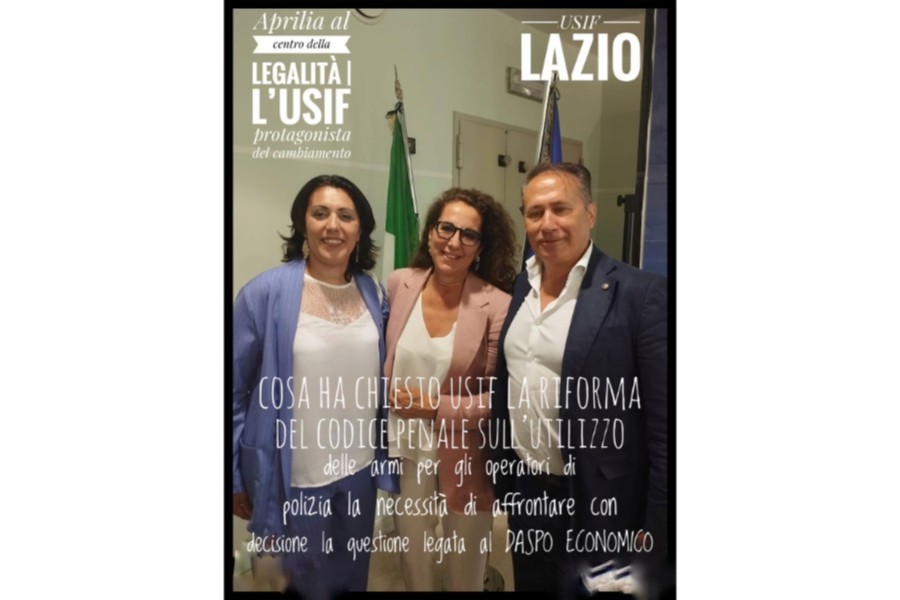 Aprilia al centro della legalità - USIF protagonista del cambiamento