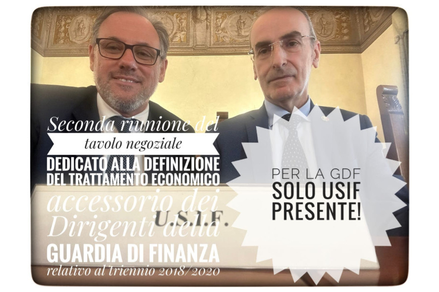 USIF PRESENTE AL SECONDO INCONTRO TAVOLO NEGOZIALE DIRIGENTI