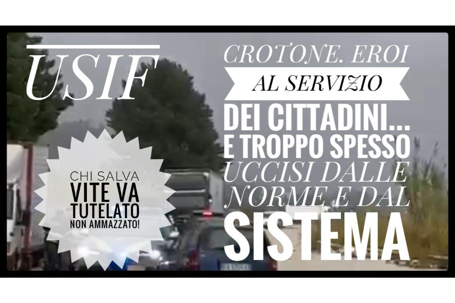 EROI AL SERVIZIO DEI CITTADINI… E TROPPO SPESSO UCCISI DALLE NORME E DAL SISTEMA