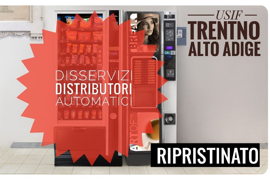Disservizi ai distributori automatici – Trentino Alto Adige