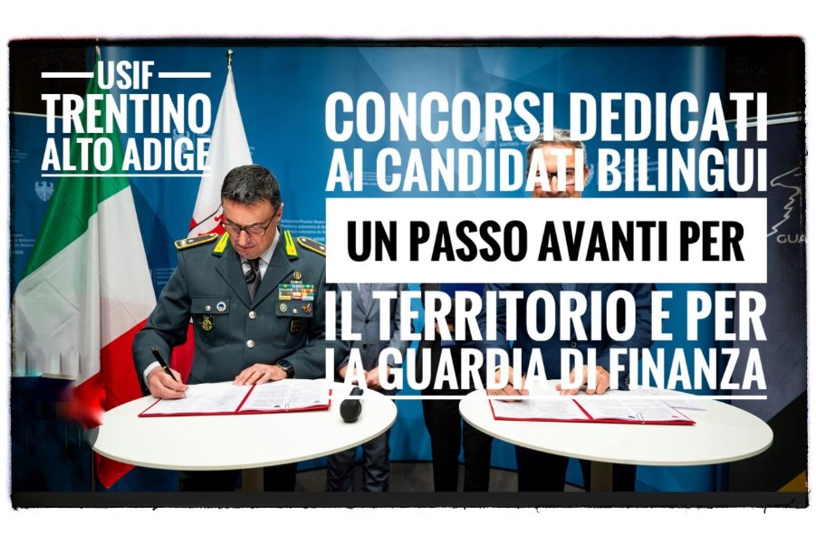 Concorsi dedicati ai candidati bilingui: un passo avanti per il territorio e per la Guardia di Finanza