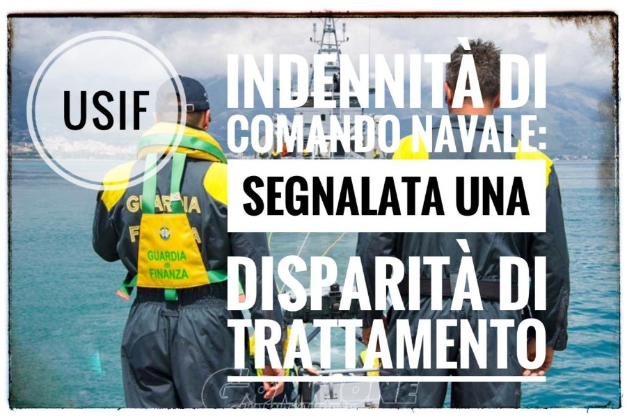 Indennità di comando navale: segnalata una disparità di trattamento
