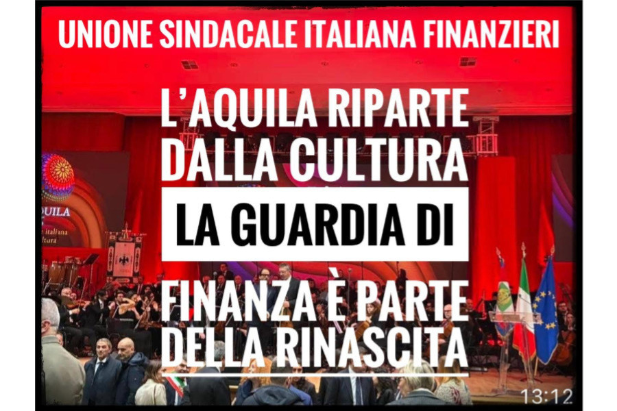 L’Aquila riparte dalla cultura. La Guardia di Finanza è parte della rinascita
