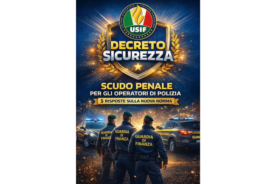 DECRETO SICUREZZA. SCUDO PENALE PER GLI OPERATORI DI POLIZIA. 5 RISPOSTE SULLA NUOVA NORMA. 