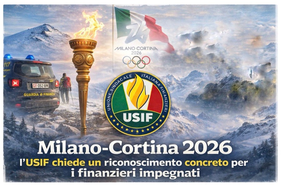 Milano-Cortina 2026: l’USIF chiede un riconoscimento concreto per i finanzieri impegnati