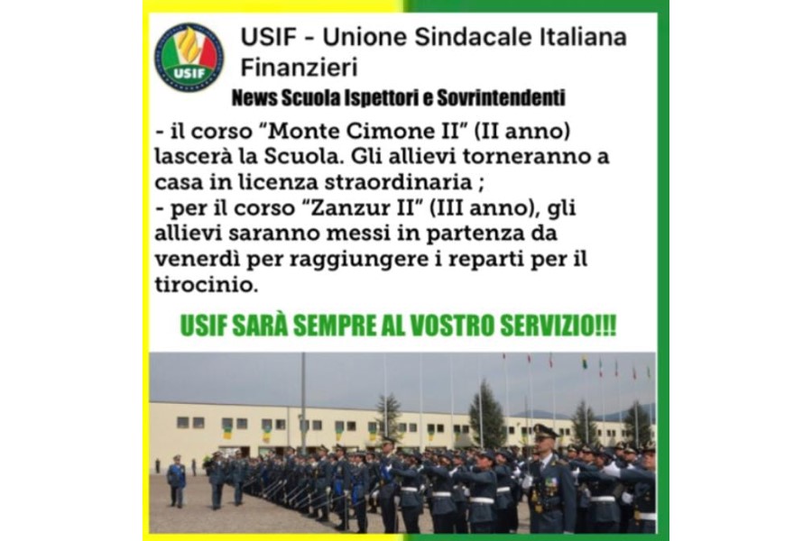 News dalla Scuola Ispettori e Sovrintendenti