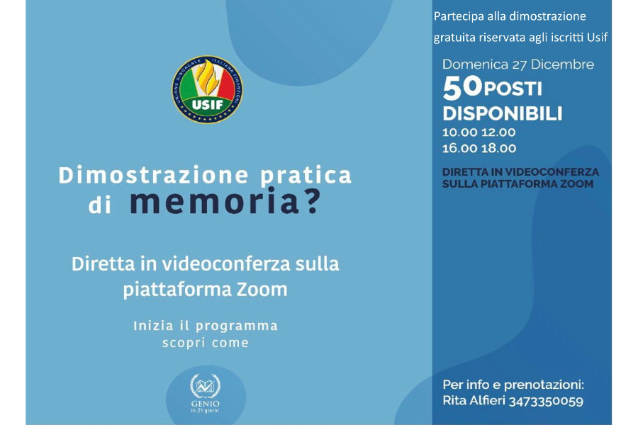 Dimostrazione pratica di memoria