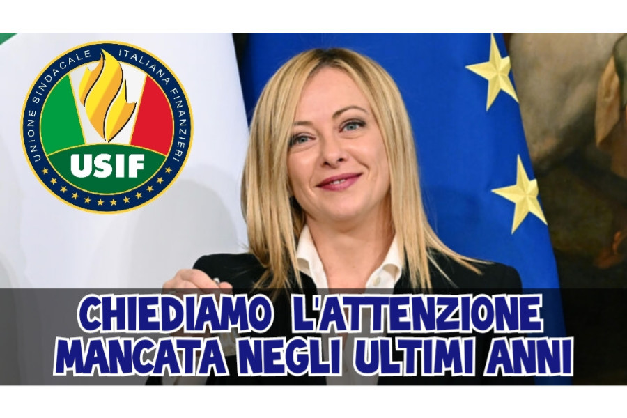 GOVERNO, USIF: “DA MELONI AUSPICHIAMO ATTENZIONE CHE È MANCATA NEGLI ULTIMI ANNI”