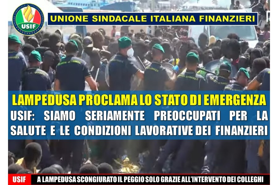 LAMPEDUSA, USIF: SCONGIURATO IL PEGGIO GRAZIE INTERVENTO COLLEGHI