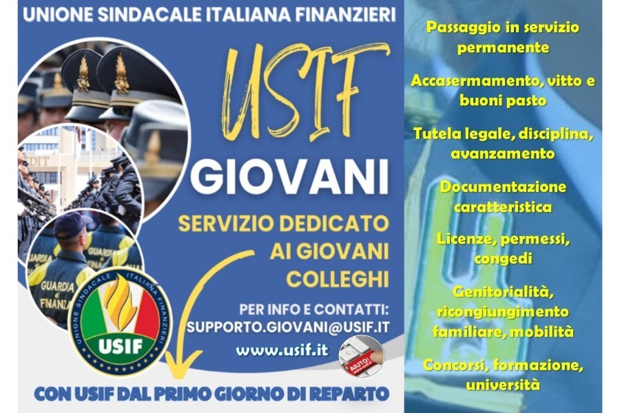 USIF GIOVANI: SERVIZIO DI INCLUSIONE E SUPPORTO DEDICATO AI GIOVANI COLLEGHI