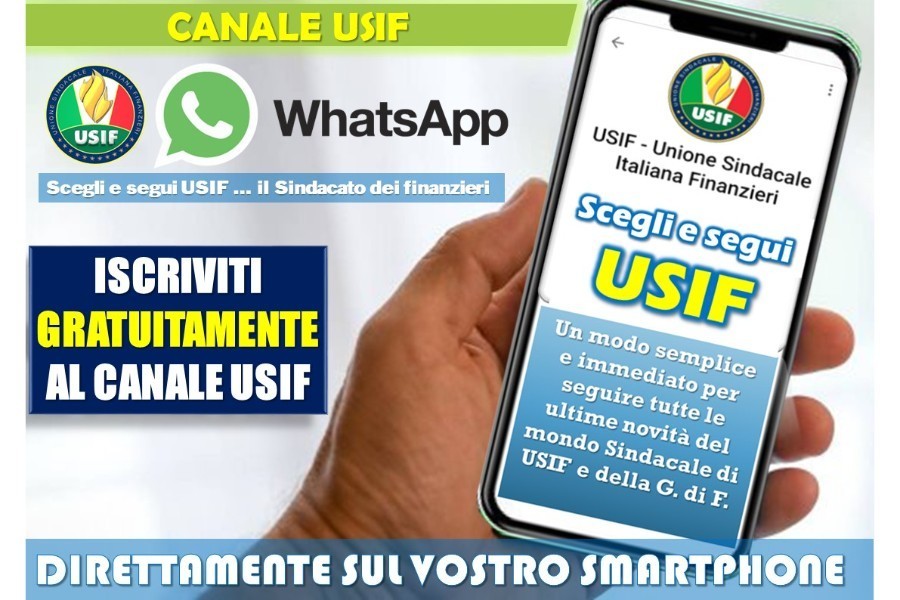 USIF LANCIA IL CANALE WHATSAPP