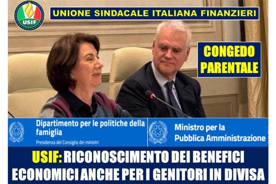 USIF SCRIVE AI MINISTRI COMPETENTI PER IL SOSTEGNO ALLA FAMIGLIA