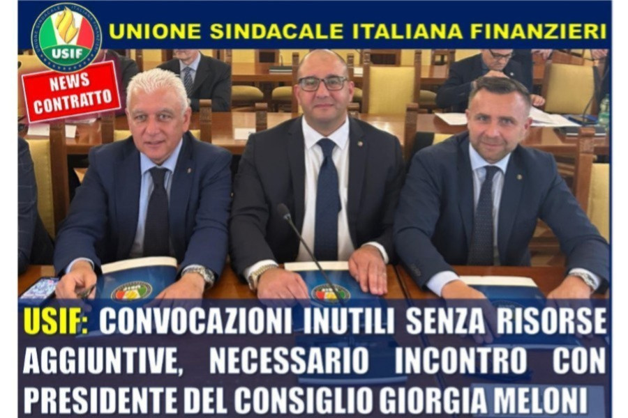 RINNOVO DEL CONTRATTO, USIF: CONVOCAZIONI INUTILI SENZA RISORSE AGGIUNTIVE. NECESSARIO INCONTRO CON MELONI