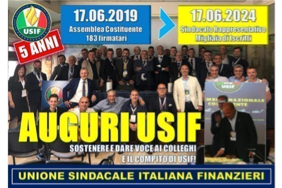 BUON COMPLEANNO USIF, AUGURI A TUTTI I FINANZIERI