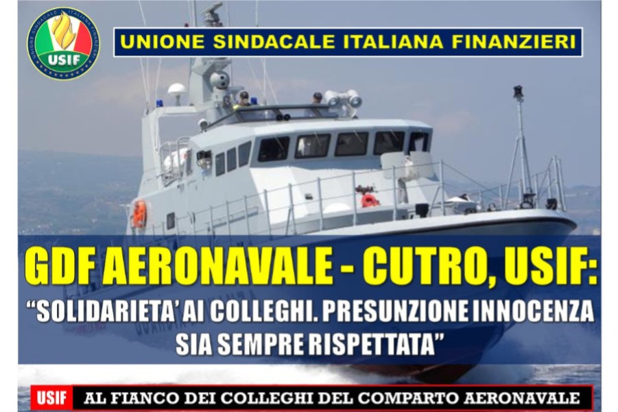CUTRO, USIF: RINNOVIAMO SOLIDARIETA' A COLLEGHI E AUSPICHIAMO ACCERTAMENTO VERITA'