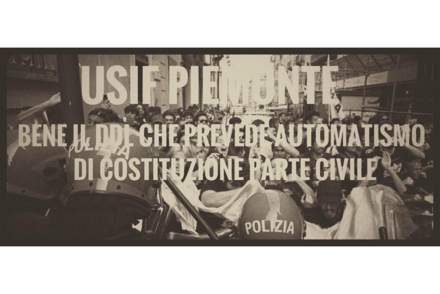 AGGRESSIONI FORZE DELL’ORDINE, USIF: BENE PDL REGIONE PIEMONTE