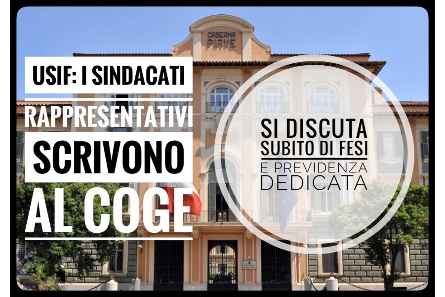 FESI E PREVIDENZA DEDICATA: USIF AL COGE
