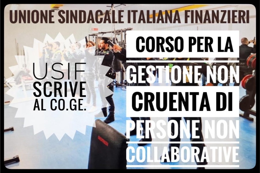USIF AL COGE: APPREZZAMENTO PER L'INIZIATIVA DELLA LIGURIA, SI ESTENDA AL TERRITORIO NAZIONALE