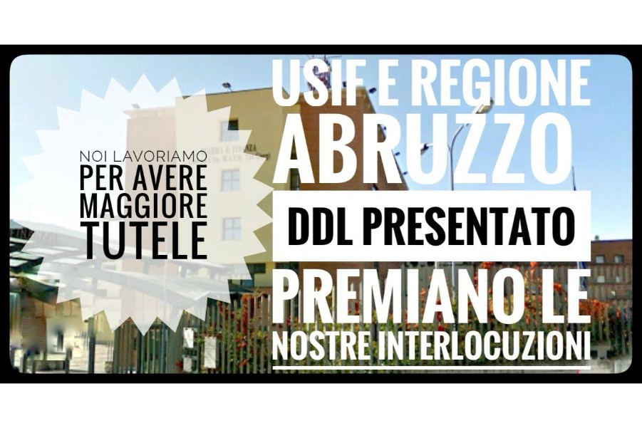 AGGRESSIONI A FORZE DELL’ORDINE, USIF. BENE PDL ABRUZZO. DIVENTI LEGGE NAZIONALE